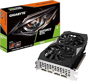 Gigabyte GeForce GTX 1660 OC 6G Graphics Card, 