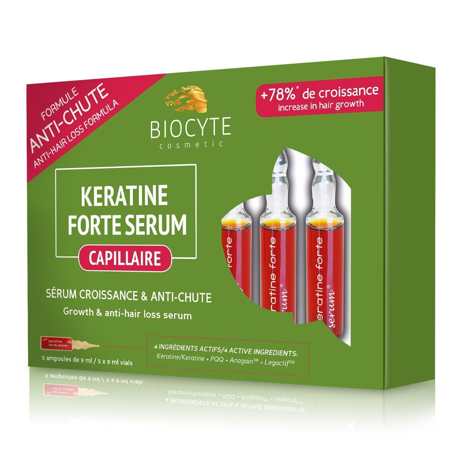 Biocyte Anti-Hair Loss Keratine Forte Serum 5 Phials