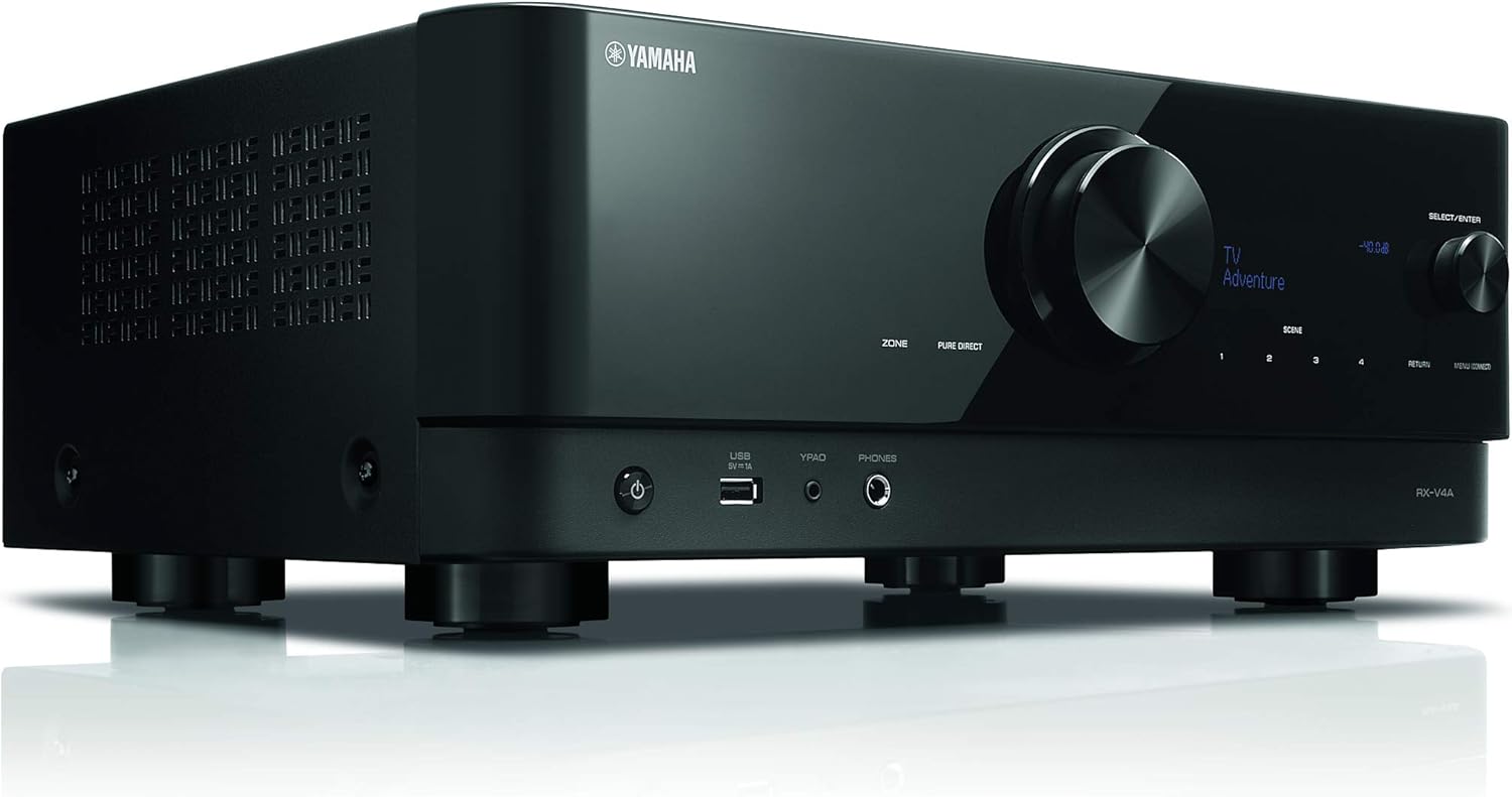 YAMAHA RX-V4A 5.2-Channel AV Receiver with MusicCast: Electronics