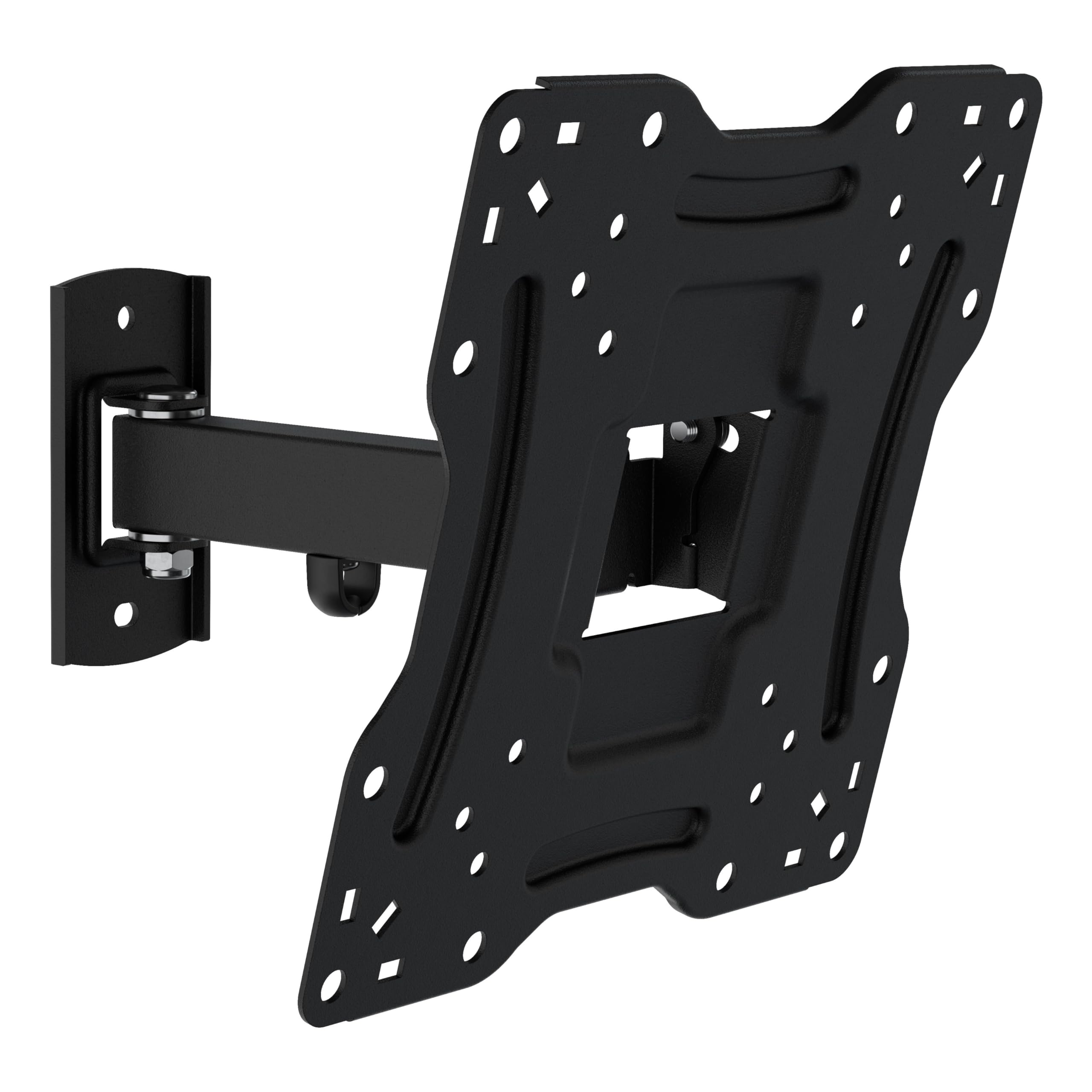 Mahara Tilt & Turn Monitor or TV Wall Mount Bracket, Screens 13" to 39", VESA 75 x 75 & 100 x 100 & 200 x 200, 20kg Max. Weight, Black