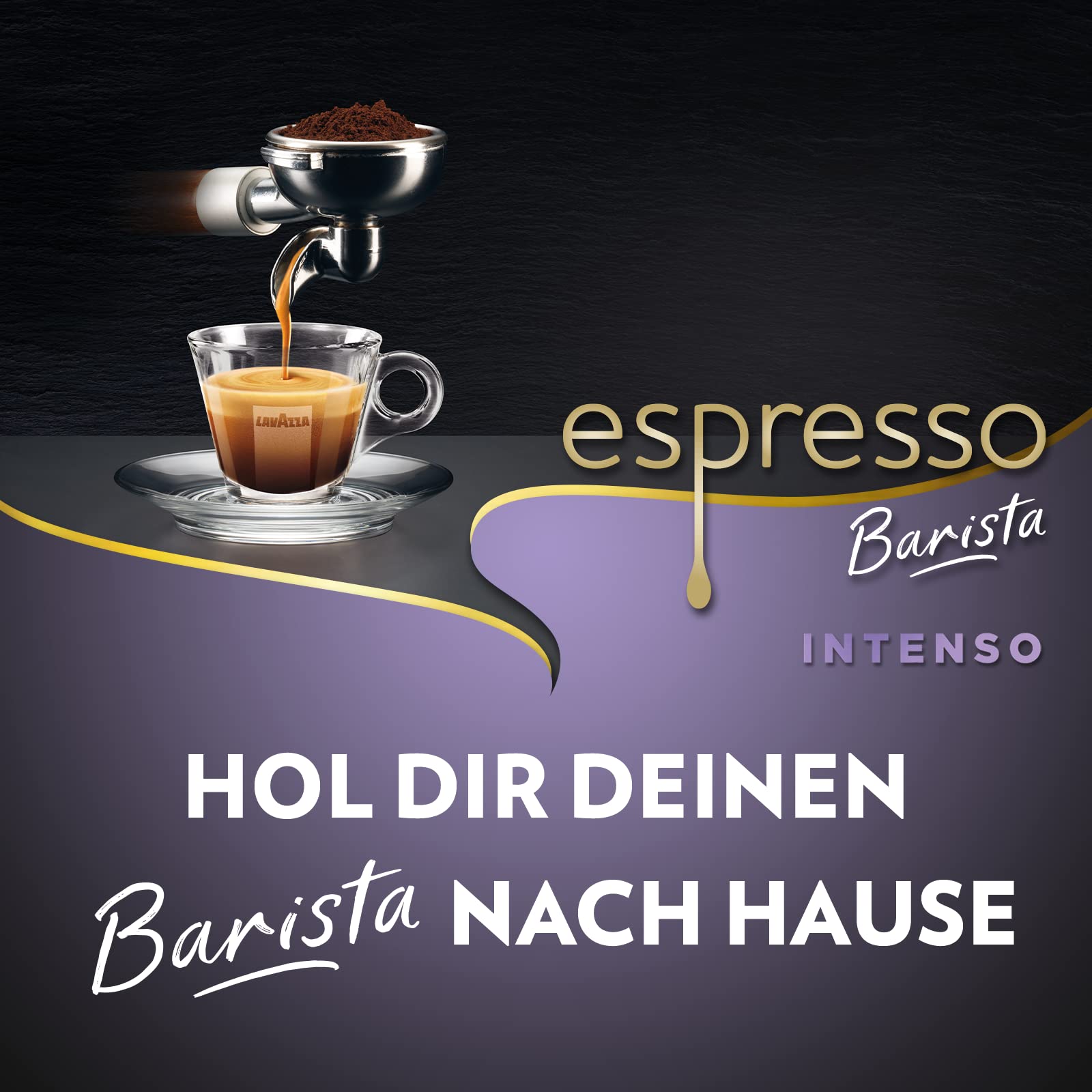 Lavazza, Espresso Barista Intenso, ganze Arabica und Robusta Kaffeebohnen, mit Kakao- und Holzaromen, für einen intensiven Kaffee, Intensität 9/10, mittlere Röstung, 1 kg Packung 2