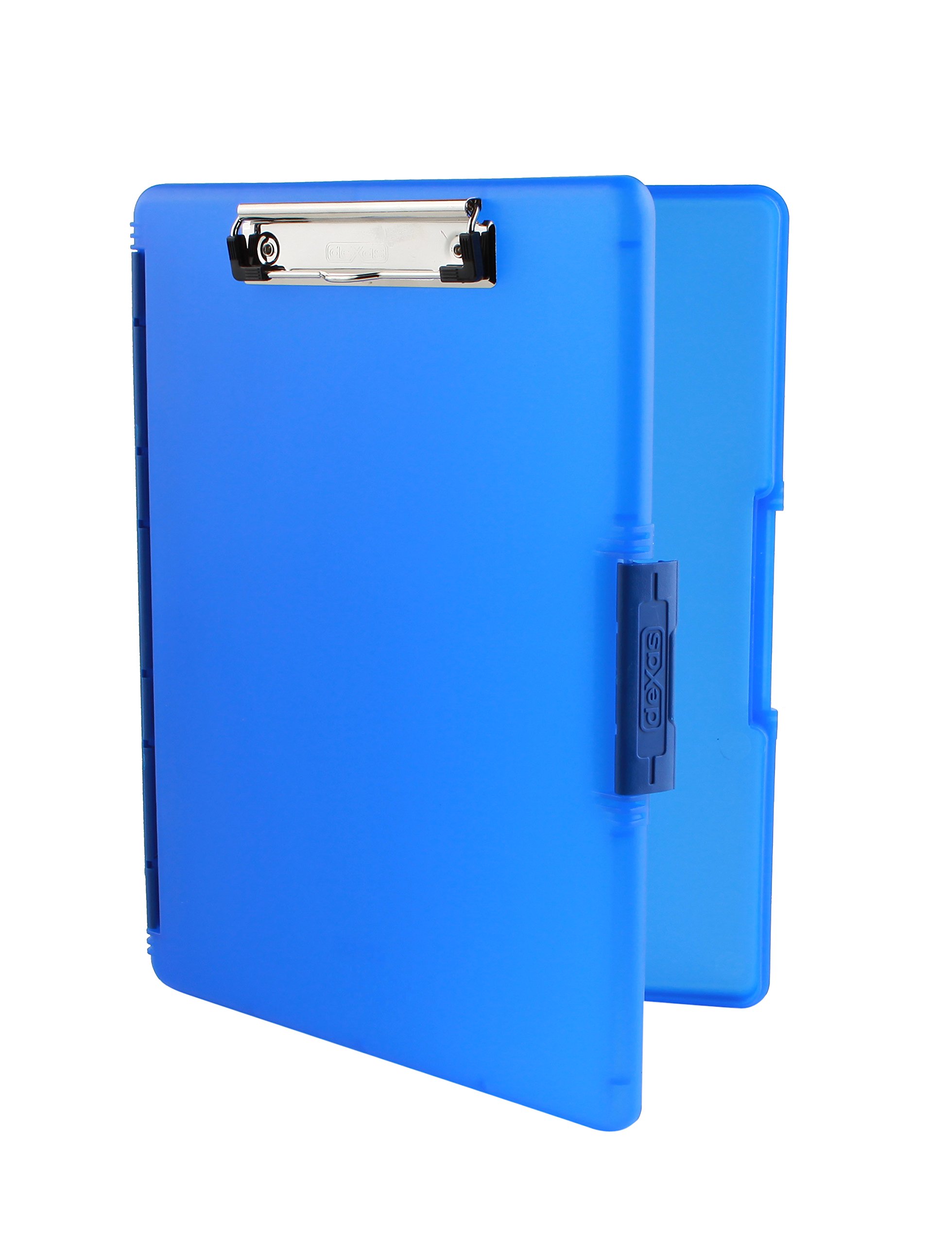 Dexas 3517-J2728 Slimcase 2 Storage Clipboard with Side Opening, Royal Blue, 12.5 x 9.5 inches