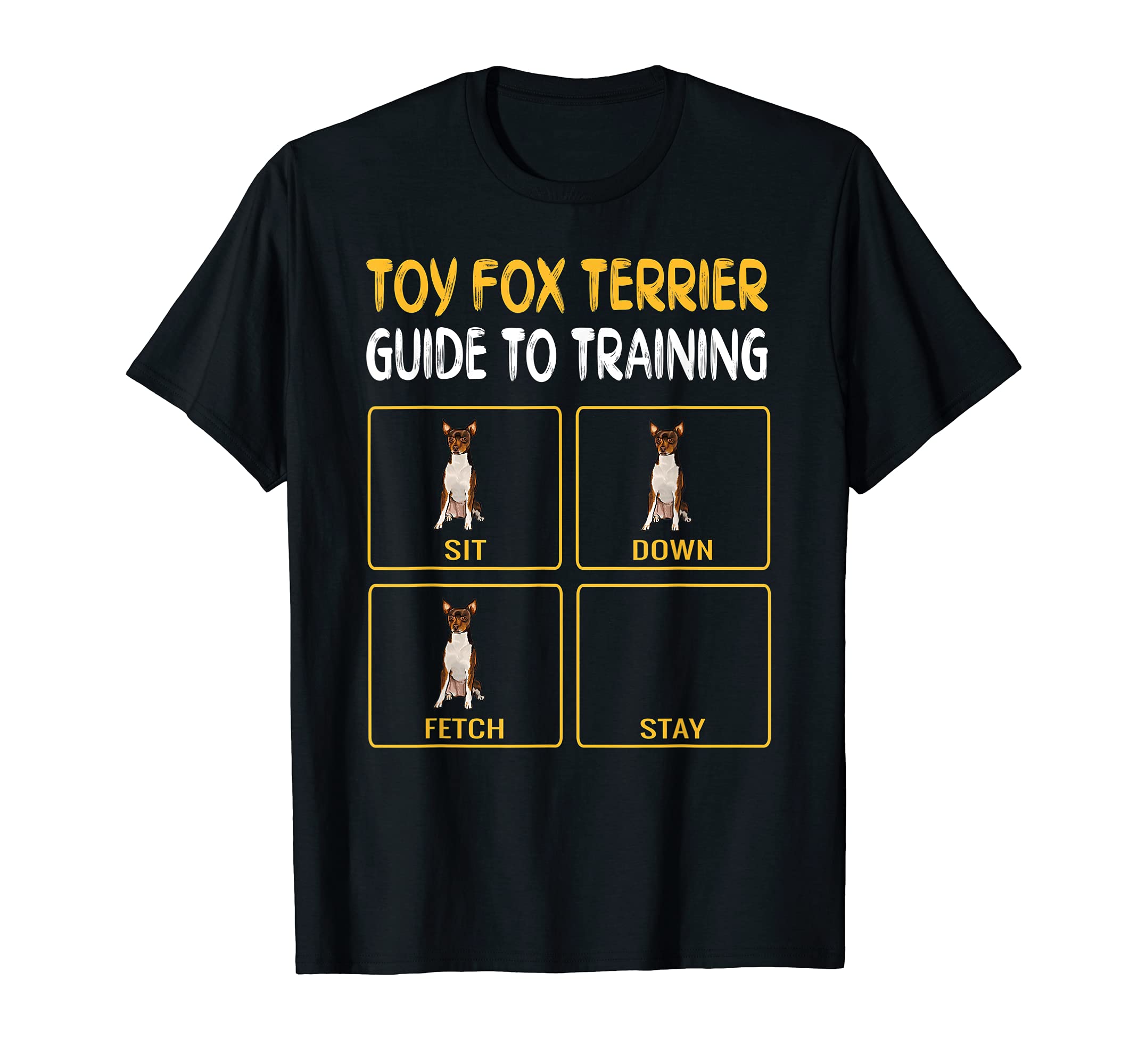 Funny Toy Fox Terrier Guide To Training Dog Obedience T-Shirt
