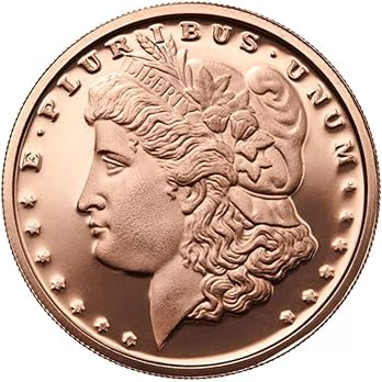 Wisemen Trading 1 oz Copper Round .999 Pure - Morgan Dollar Collectible - View 8