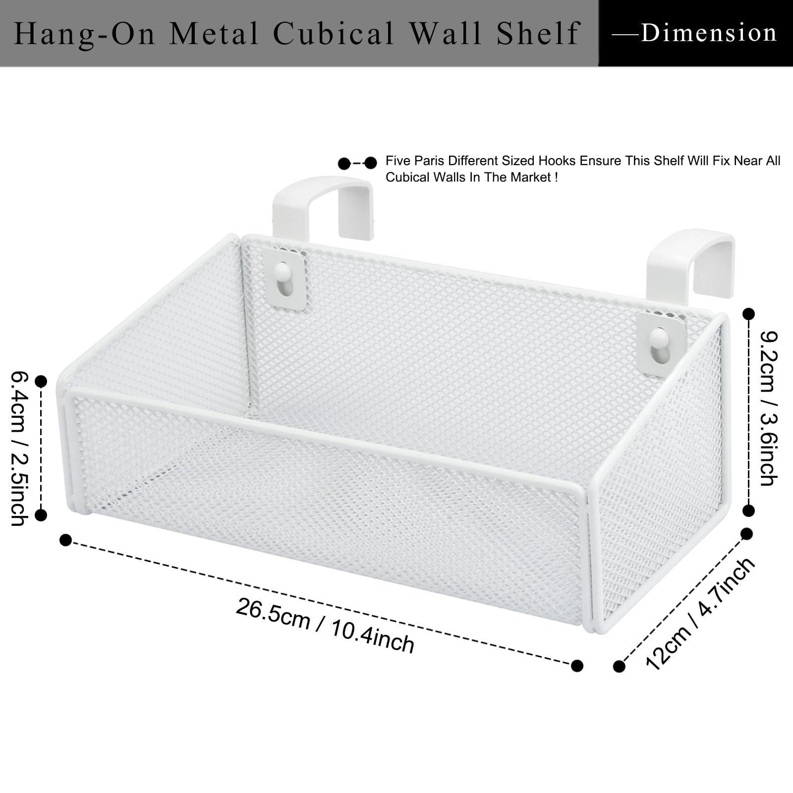 Cubicle File Rack Mua JDYOOMI Cubicle Shelf - Hanging Floating Shelves Storage Organizer ...