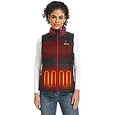ORORO Women's Lightweight Heated Vest with USB-C Rechargeable Battery, Puffer Classic Heating Vest