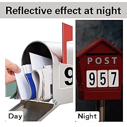 120 PCS Reflective Mailbox Number and Letters