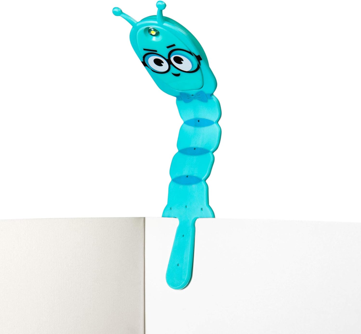 Flexilight Powerful Compact Thin LED Reading Book Light Clip On Adjustable Flexible Travel Bed Night Bookmark Eye Care Lamp Gift Batteries Included (Bookworm Teal): Home Improvement
