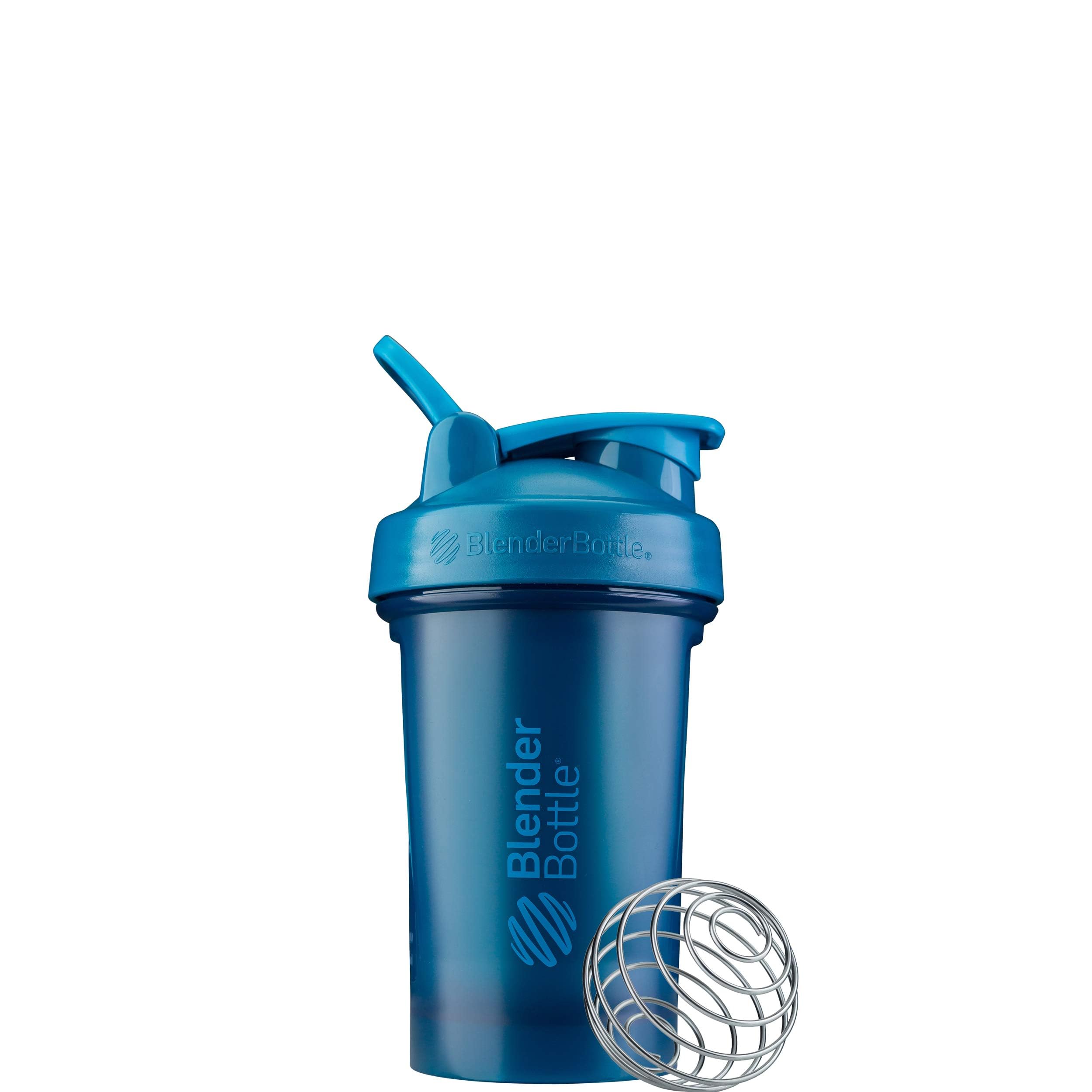 Photo 1 of BlenderBottle Classic V2 Shaker Bottle Perfect for Protein Shakes and Pre Workout, 20-Ounce, Ocean Blue