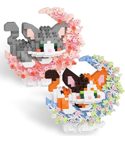 Gato American Shorthair Kit De Construcción JEKCA - Modelo 04S-M01 Para Montar Con Piezas Juguete Creativo Adultos Niños