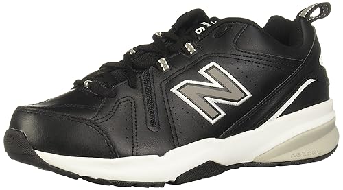 New Balance Men's 608 V5 Casual Comfort Cross Trainer, Black/White