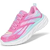 DREAM PAIRS Girls Shoes Sneakers Kids Tennis Shoes Lightweight Lace Up Running Casual Walking Shoes