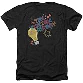 Trevco Electric Company Electric Light Unisex Adult Heather T Shirt for Men and Women