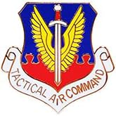 US Air Force Tactical Air Command Lapel Pin