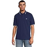 Armani Exchange Mens Regular Fit Small Logo Cotton Polo