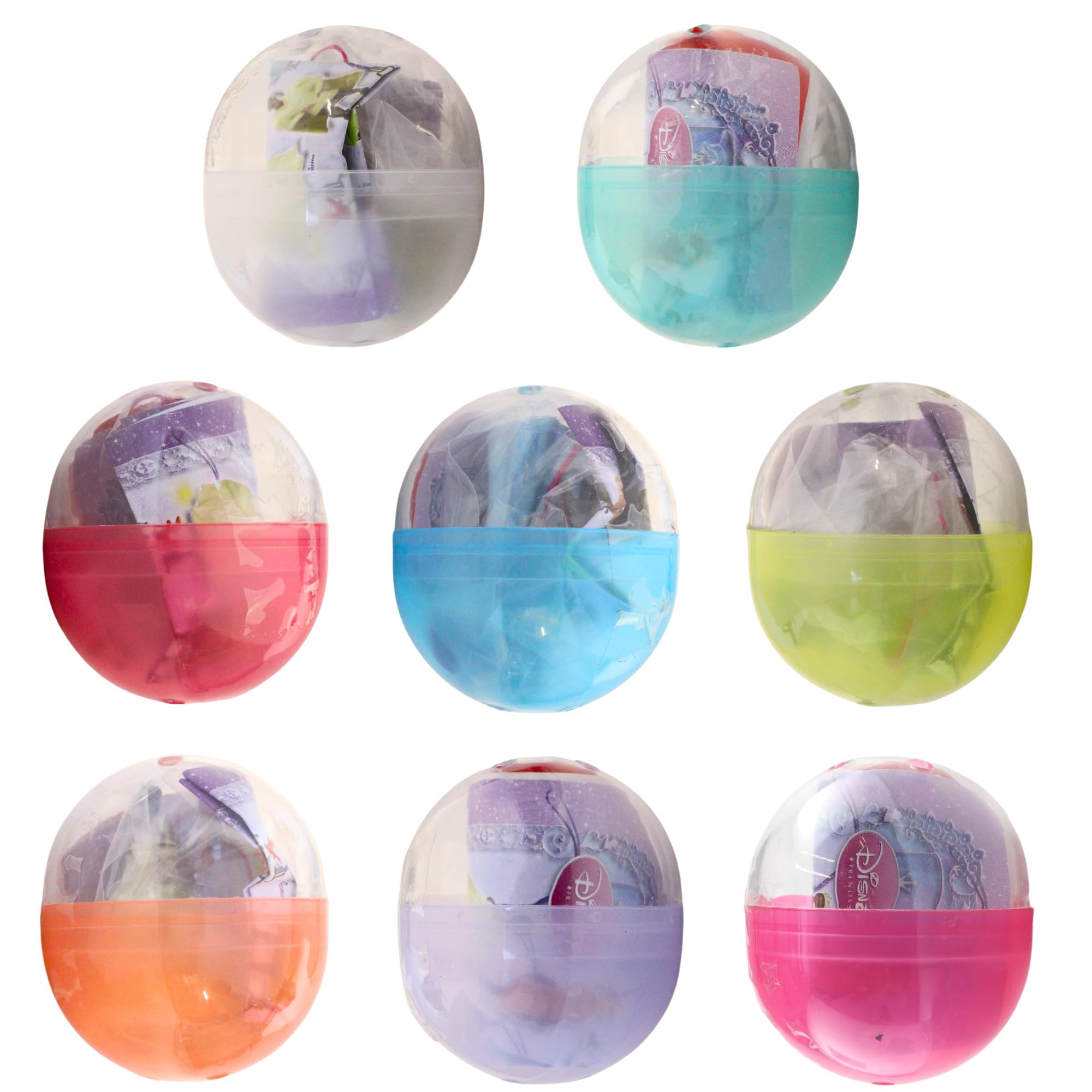 Disney Princess & The Frog - Phone Charm/Figure Sets - Pack of all 8 - Tiana Ball Gown, Charlotte, Prince Naveen, Louis, Ray, Prince Naveen Frog, Tiana Frog, & Tiana