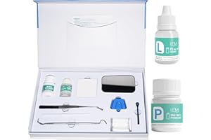 HAPPY MOMS HM Zinc Oxide Eugenol Dental Cement Kit | Super Adhesive | Instant Tooth Repair, Cap, Crown & Bridge Filling | DIY, Self Curing, Sturdy & High Strength |Universal Shade| Emergency Dental Care | 1 Box