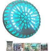 3W UV Deodorizer,Portable UV Light Cleaner,Smart Timer-Controlled Odor Elimination,360&deg;Ultraviolet Bulb Design,for Refrigerators,Dish Cabinets,Storage Cabinets,Wardrobes,Shoe Cabinets,in Car,and More