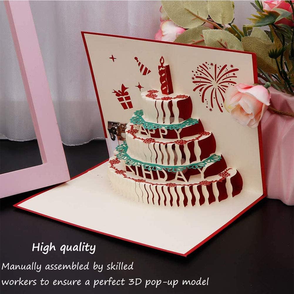 Amis Et Amants Special Carte Anniversaire Pop Up 3d Gateau Pour Vos Parents Enveloppe Incluse Pour Enfants Femmes Hommes Anniversaire Danniversaire Popup Carte De Voeux Cuisine Et Maison Cartes Schoolofbabywearing Com