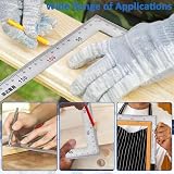 Siumir Stainless Steel L Shape Right Angle Ruler 150x300 mm Double-Sided view 6