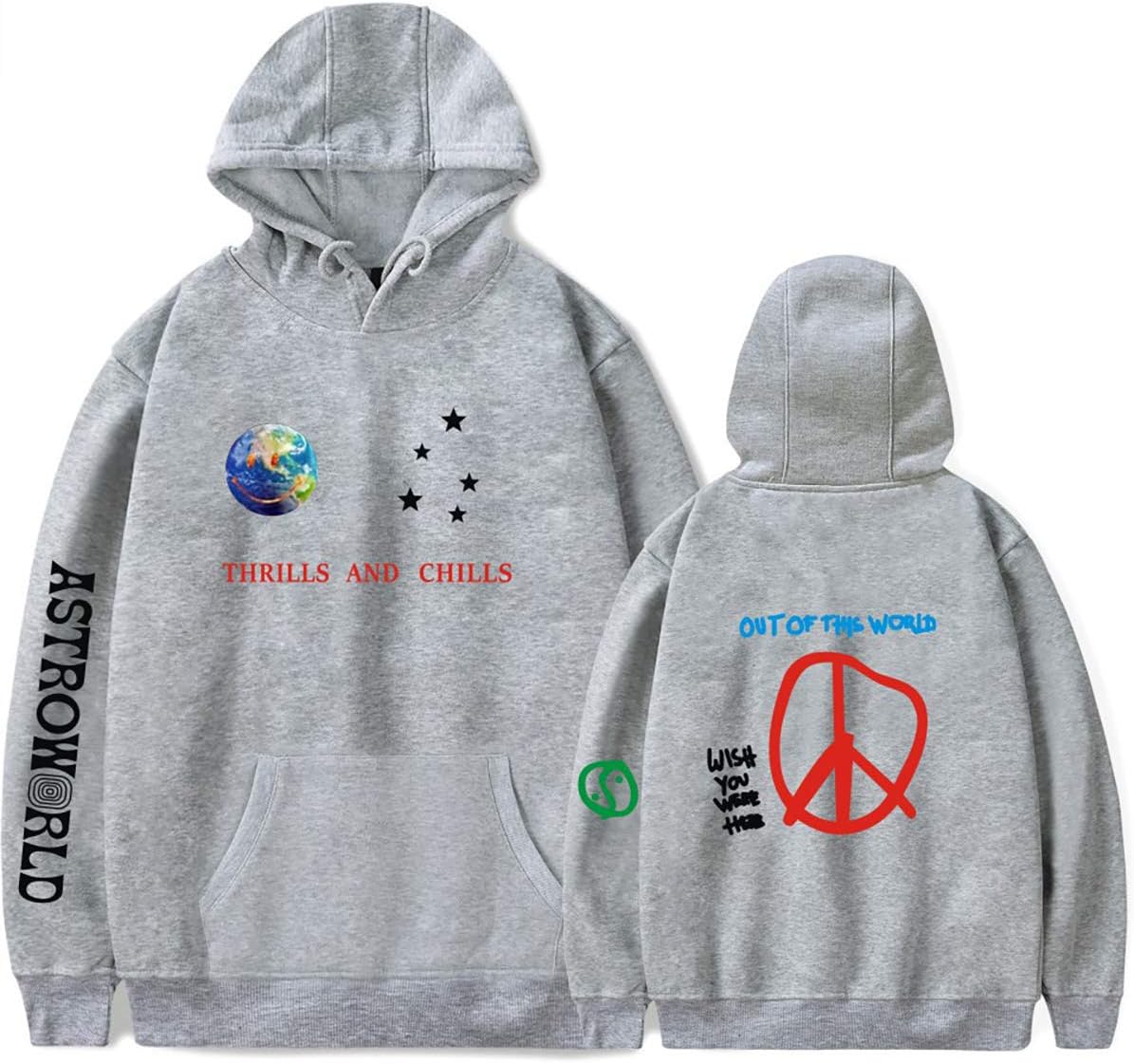 longjia917024 ASTR-OWORLD Unisex 3D Fashion Print Pullover Hoodie Hooded Sweatshirt