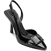DKNY Womens Neilton Slingback Pump with Belt Detail