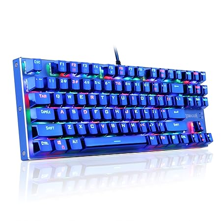Redragon k566b-rgb Mechanical Gaming Tastatur, RGB Hintergrundbeleuchtung, Blau Schalter, solide Langlebig Alle Aluminium Kon