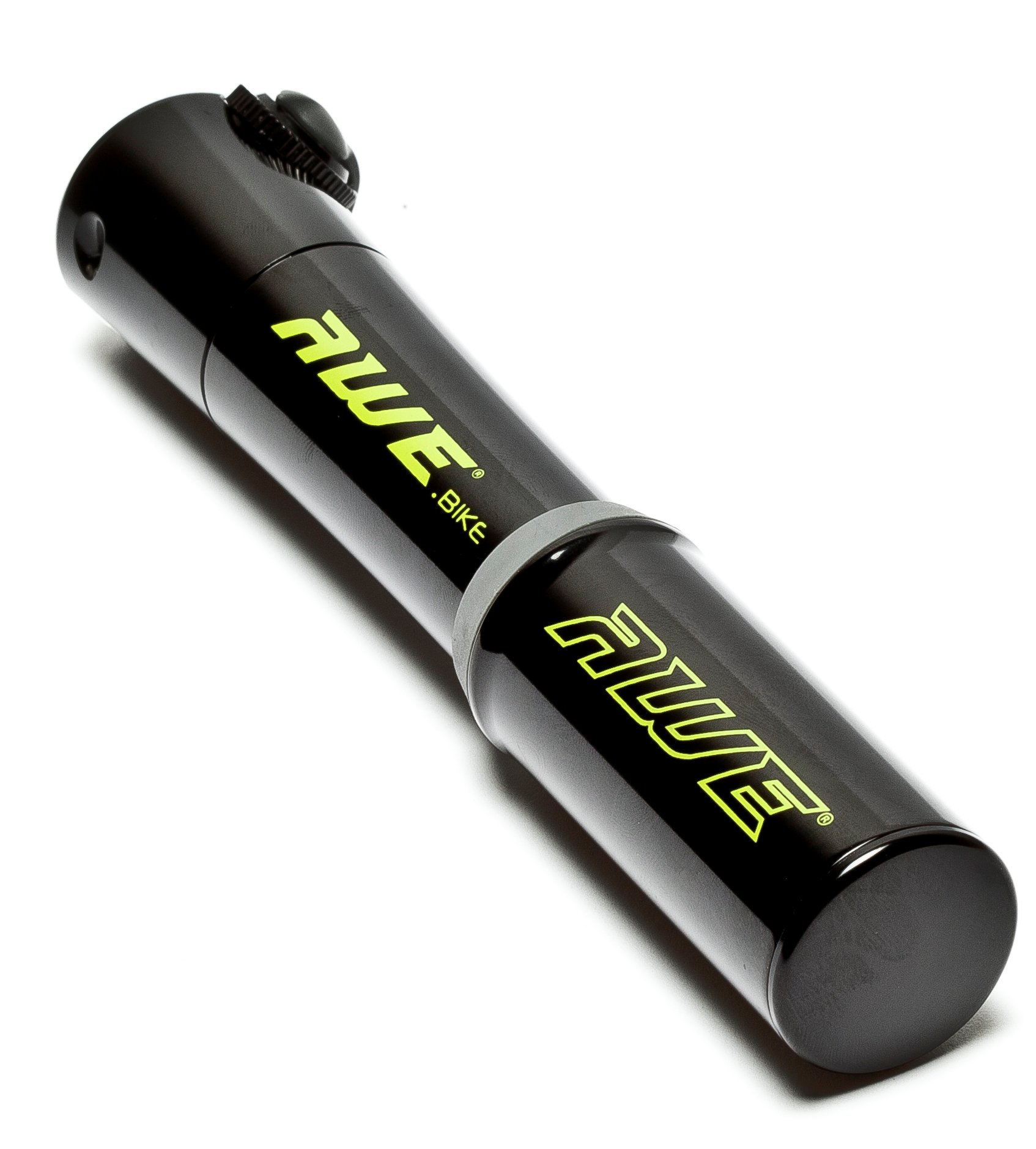 AWE® AWEForce CNC 6063 Alloy Mini Bike/E-Bike Pump with Schrader/Presta Valve Max 80 PSI