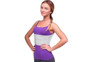 NYOrtho Rib Brace for Women - Chest Compression Wrap for Ribs - Fits 20"-30" - Broken Ribs Relief - Breast Support Band - Rib Protector for Cracked, Fractured, Dislocated Ribs - Rib Cage Belt - Made in USA