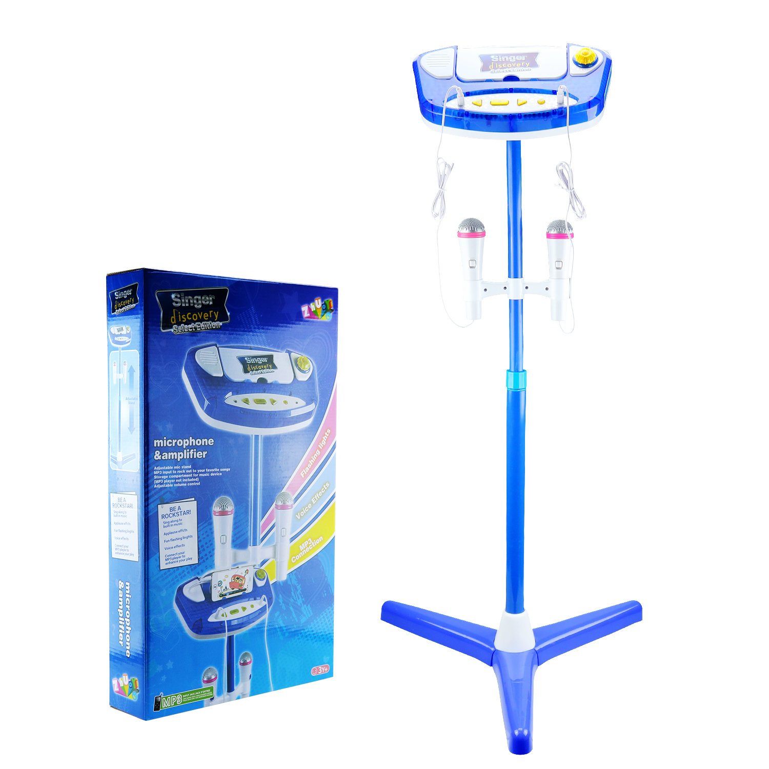 discovery toy microphone with stand