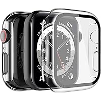 LK [2 Pack] Case for Apple Watch 40mm Series 6 / SE, (Model No. LK-40MM-6) Built-in Tempered Glass Screen Protector…