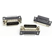 Db15 Angle Shell Amazon.com: Pc Accessories - Connectors Pro 10-Pack DB15 Male Right ...