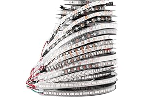 WS2812B Led Lights DC5V WS2812 RGB Led Strip Light Individually Addressable Smart Pixels Magic Light Black White PCB IP30 65 