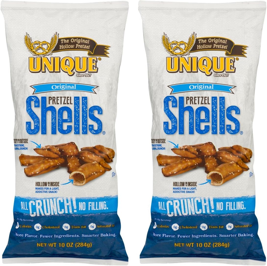Unique Pretzel "Shells" (Pack of Two - 10 Oz. Bags)