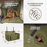 Wuglo Extra Stable Dog Car Seat with Seat Belt Up to 26 kg view 6