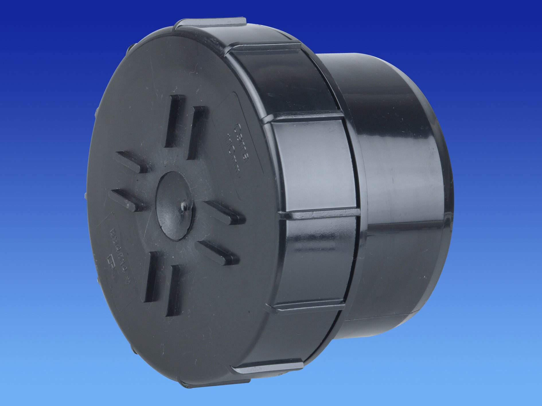 Wavin OSMA 110mm Soil 4S292 P/E Access Plug Black