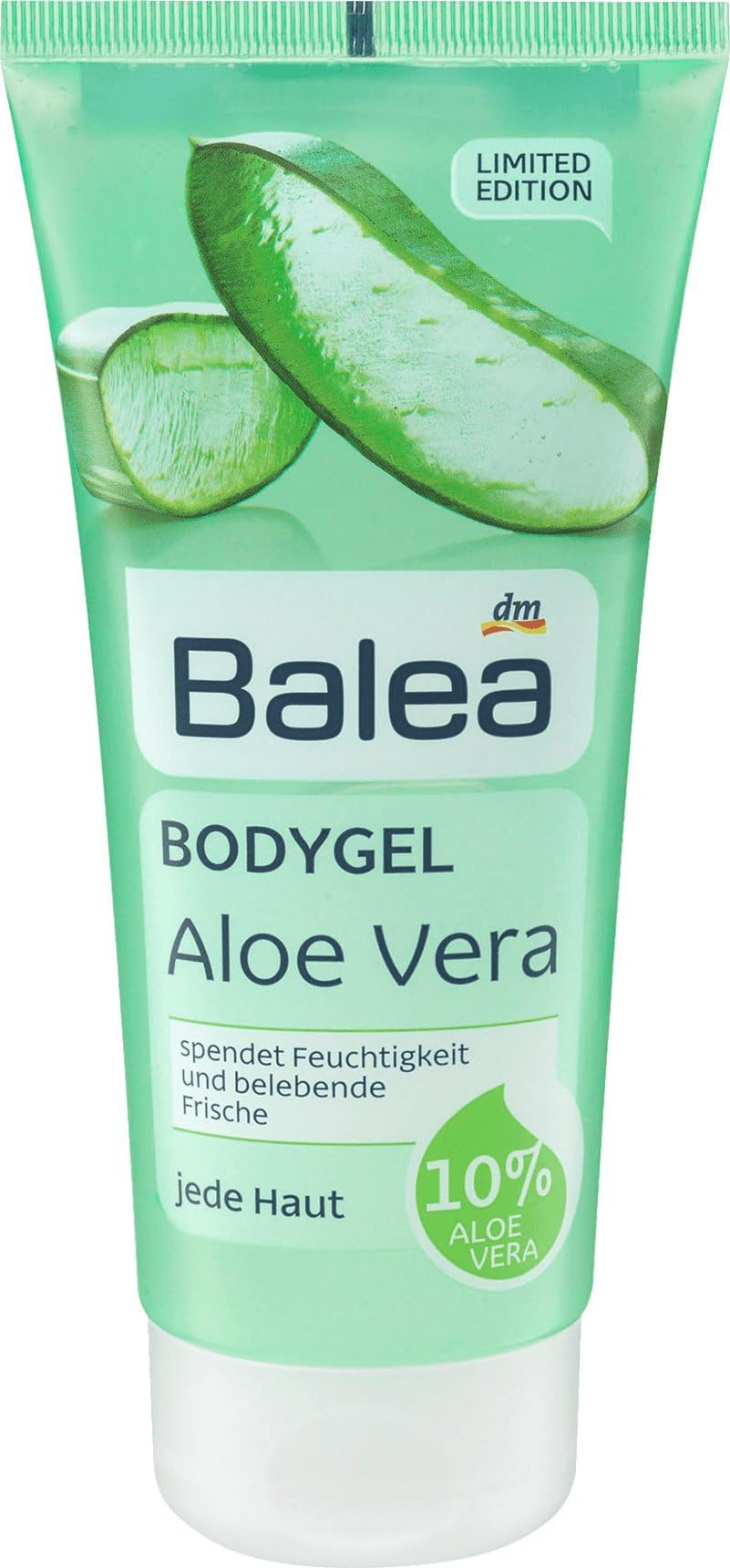Balea Aloe Vera Body Gel 200ml Moisturising Freshness for All Skin Types Vegan
