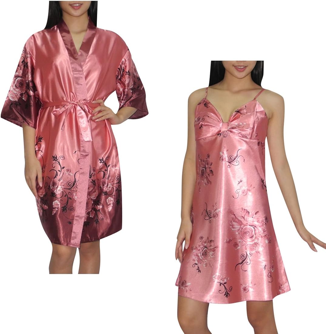 2PC SLEEPWEAR SET Womens Silk Pajama / Loungewear