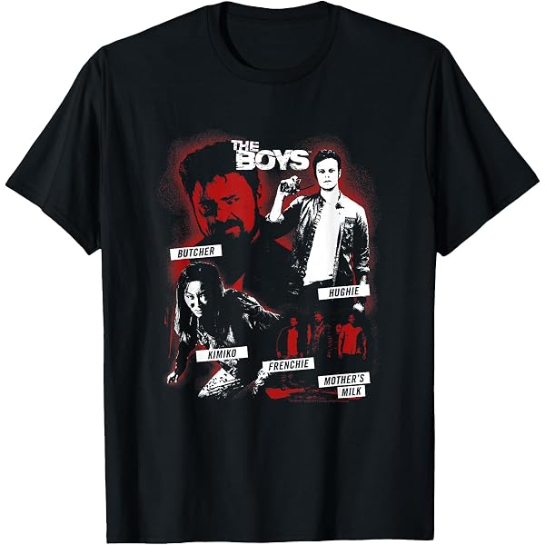 The Boys T-Shirt Photo De Groupe Officiel - Série Amazon Prime Unisexe