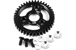 BRKRC Carbon Steel 1M 36T 38T 40T Main Spur Gear for 1/8 Tra-xxas Revo 2.5 3.3 Upgrade Parts (40T)