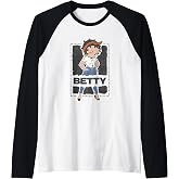 Betty Boop Barbed Wire Frame Raglan Baseball Tee