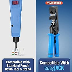 Everest 90° Angled RJ45 Cat6 Keystone Jacks