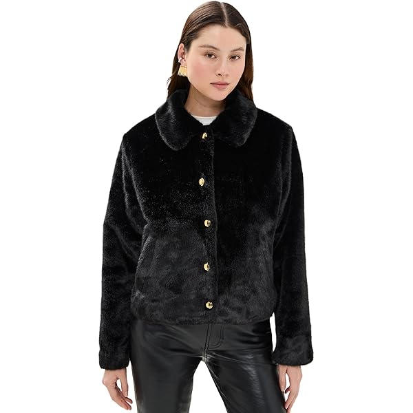 Amazon.com: [BLANKNYC] Women's Night Life Faux Fur Jacket, Night