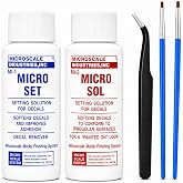 Decal Setting Solution-Micro Scale Micro Sol 102 + Micro Set 101 Package Decal