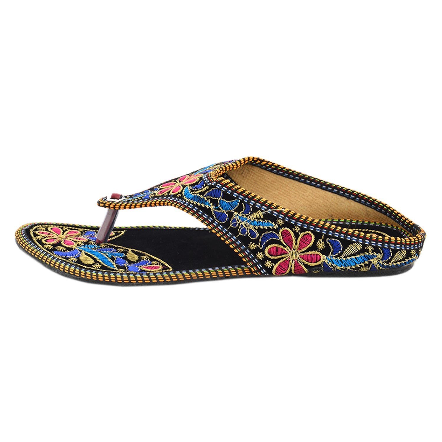 thari choice women's velvet chappal slipper