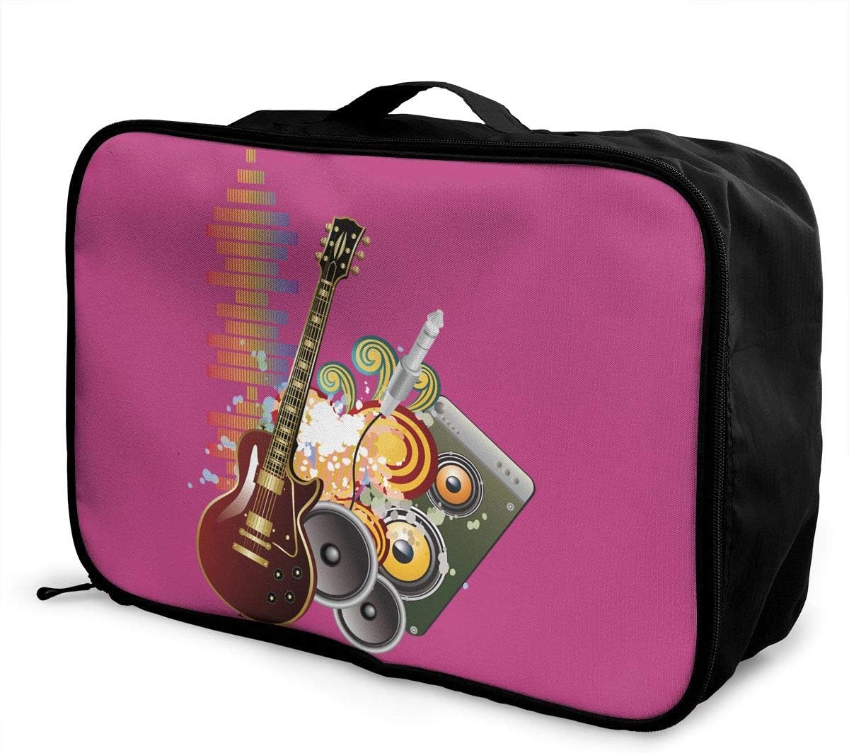 Travel Luggage Duffle Bag Lightweight Portable Handbag Sound Music Large Capacity Waterproof Foldable Storage Tote