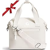 GLORIEROO Pastel Lunch Box Women | Insulated Waterproof Leakproof Lunch Bag Cooler | Adjustable Strap | BPA-Free