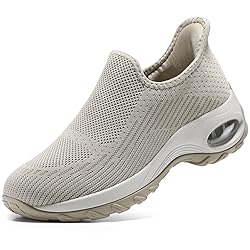 STQ Womens Slip On Sneakers Arch Support Tennis