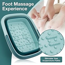 Udefineit Foot Bath Basin, Foldable & Portable Foot