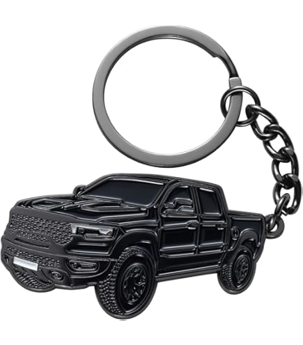Ipick Image Made For RAM 1500 TRX Logo In White Dome Logo On Chrome Two...
